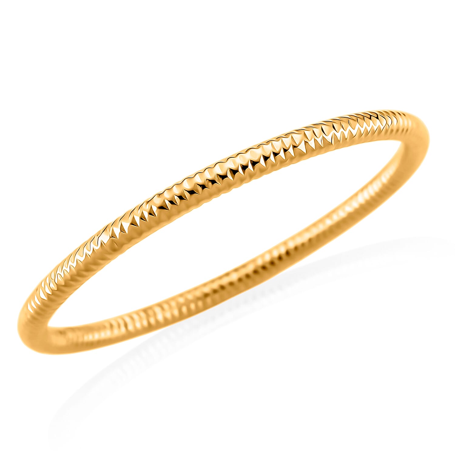 Naga Yellow Gold Bangle (Size 8)