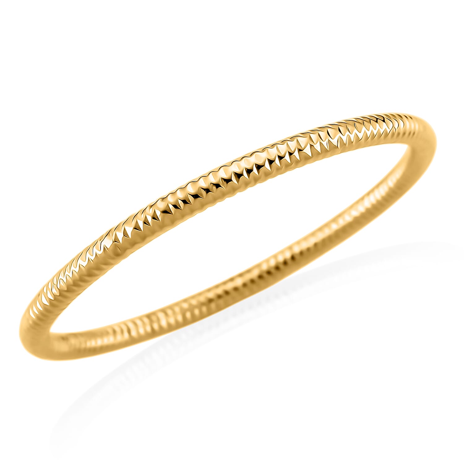Naga Yellow Gold Bangle (Size 8)