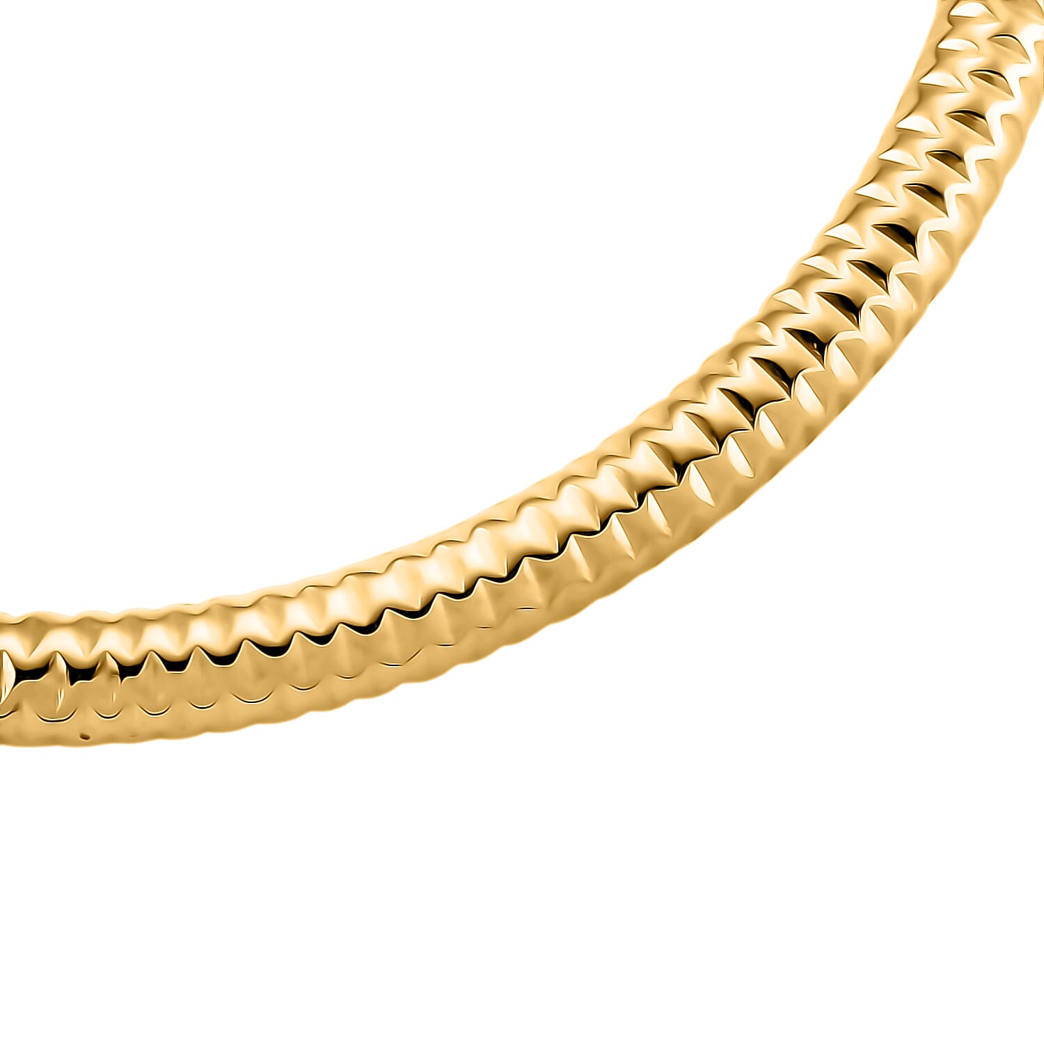 Naga Yellow Gold Bangle (Size 8)