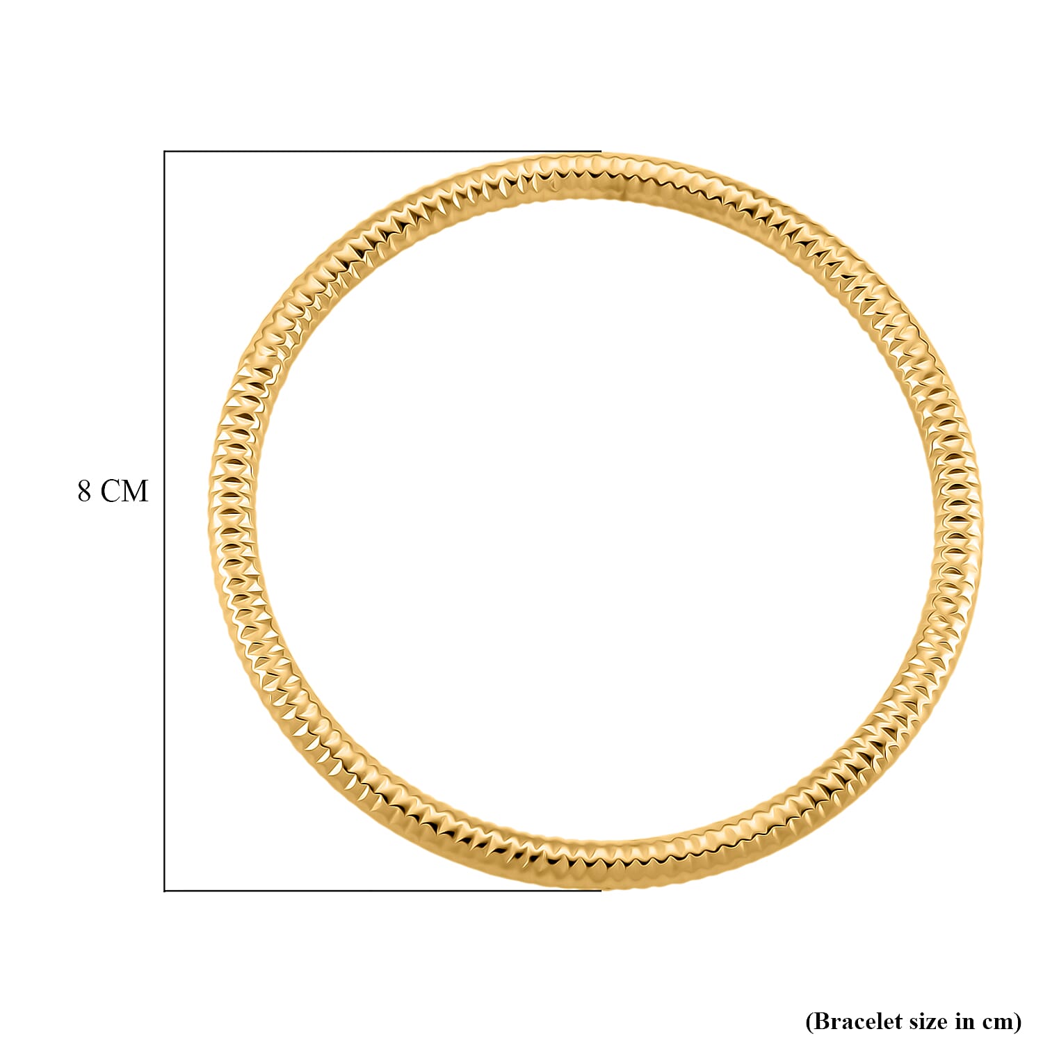 Naga Yellow Gold Bangle (Size 8)