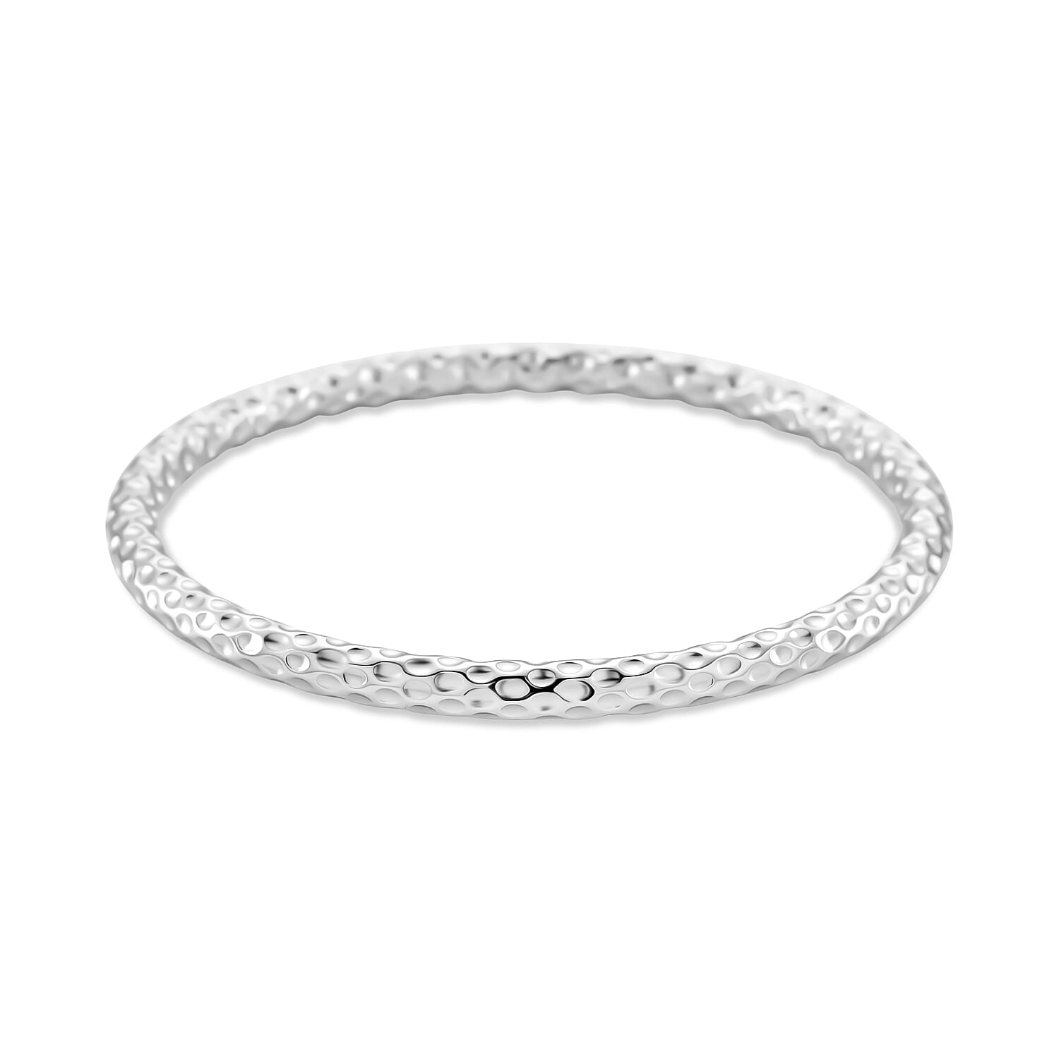 DESIGNER INSPIRED Silver Plated Bangle (8 inch)