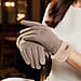 NEW - 70 % Cashmere Blend Gloves with Ultra Soft Faux Fur Cuff (One Size) with Touch Screen Tech - Black