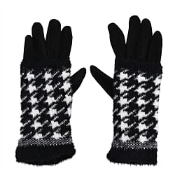 Two-in-One 5 Finger Gloves & Fingerless Mittens - Green