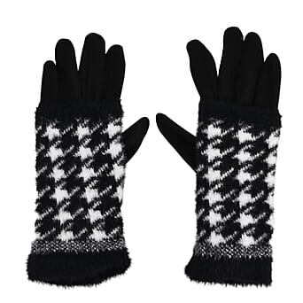 https://tjcuk.sirv.com/Products/82/0/8206552/Two-in-One-5-Finger-Gloves-Fingerless-Mittens-Black-White_8206552.jpg?w=342&h=342