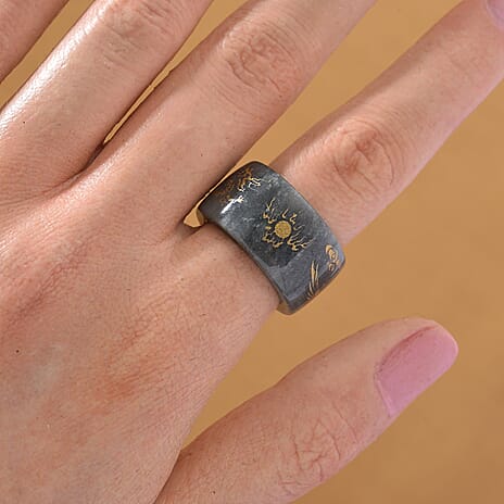 Natural Type A Jadeite Ring 35.00 Ct.