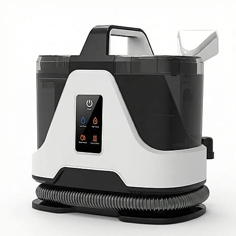 2 in 1 Carpet Spot Cleaner and Steam Cleaner - 5m Cable and 1.2m Hose - Size 31cm x 20cm x 33cm