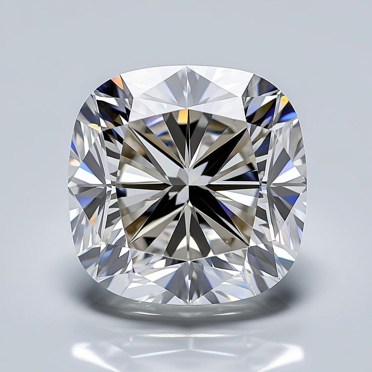 IGI Certified Lab Grown Diamond (VS2-E) Cushion Cut Gemstone (8.23 x 7.79 x 5.14 MM) 3.00 Ct.