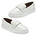 Lotus Women's Bertie Braided Detail Casual Loafers (Size 3) - White