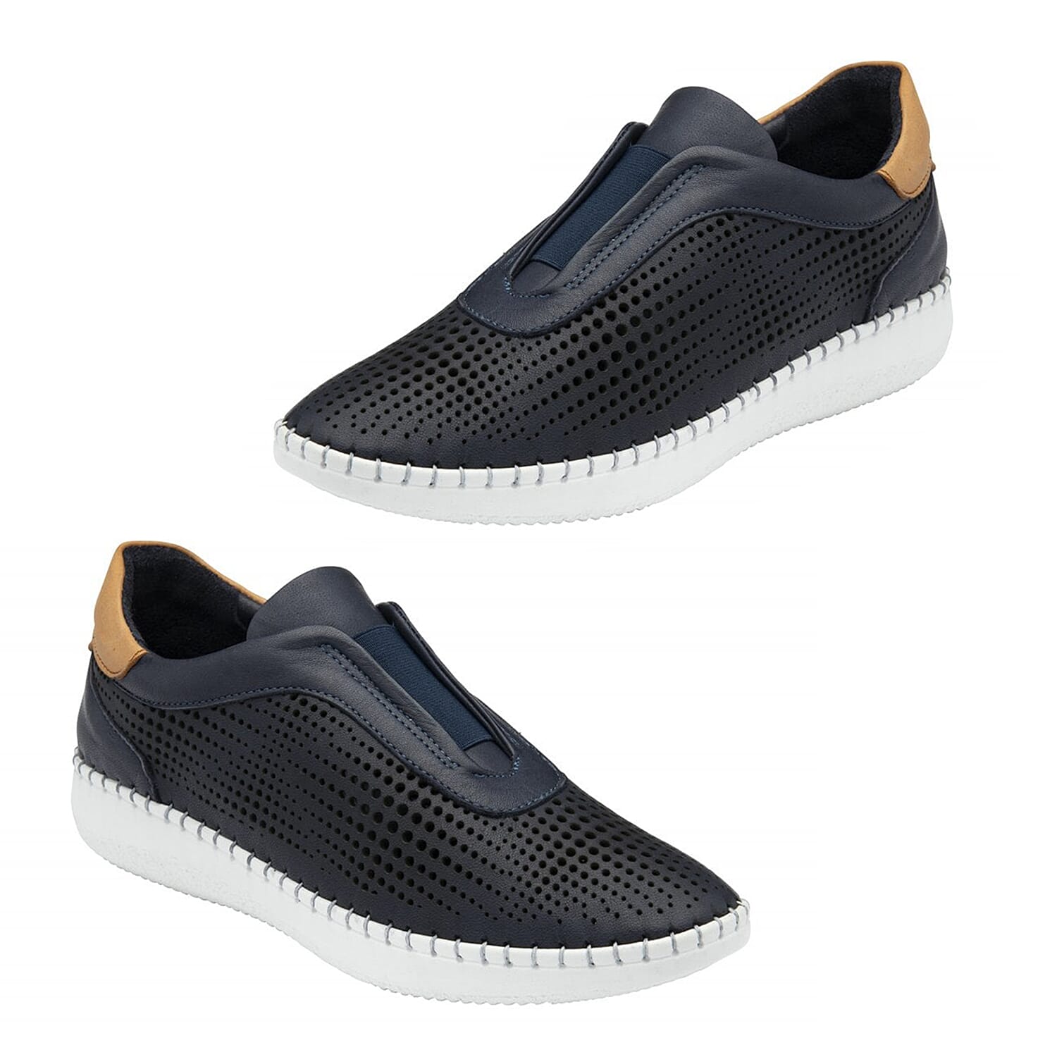 Lotus Womens Lorena Breathable Leather Trainers (Size 3) - Mint