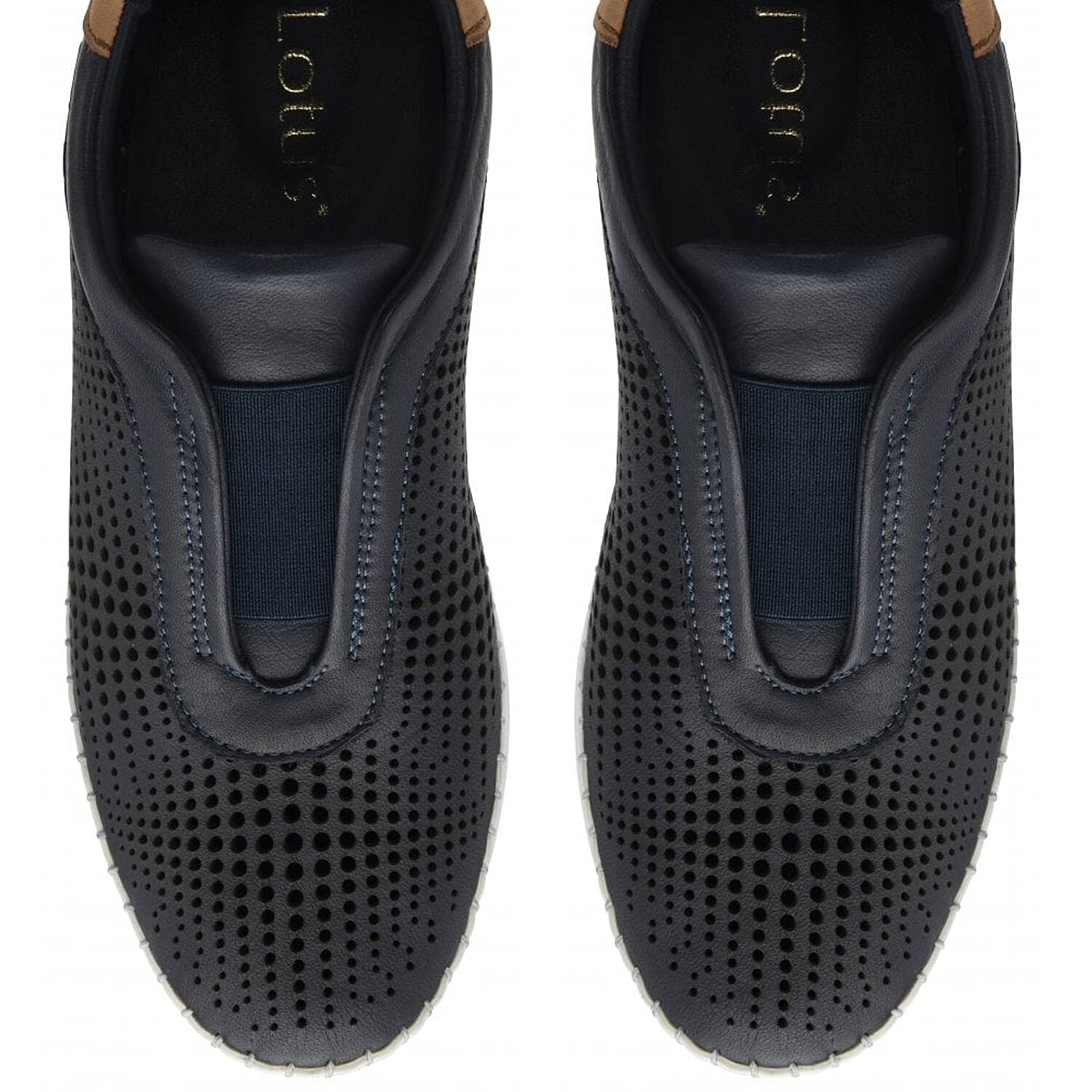 Lotus Womens Lorena Breathable Leather Trainers (Size 3) - Mint