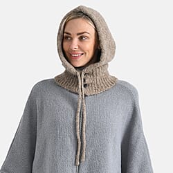 Hooded Drawstring Hat (28 x 24cm) - Red