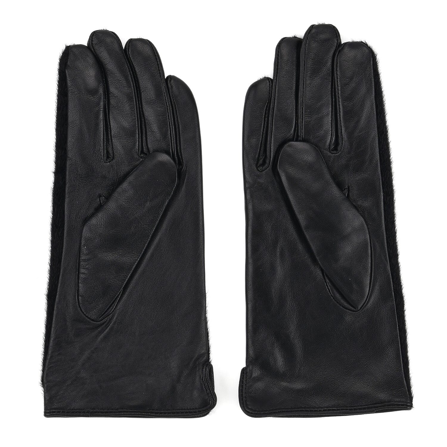 Luxurious Sheepskin Gloves (24 x 9cm) - Black