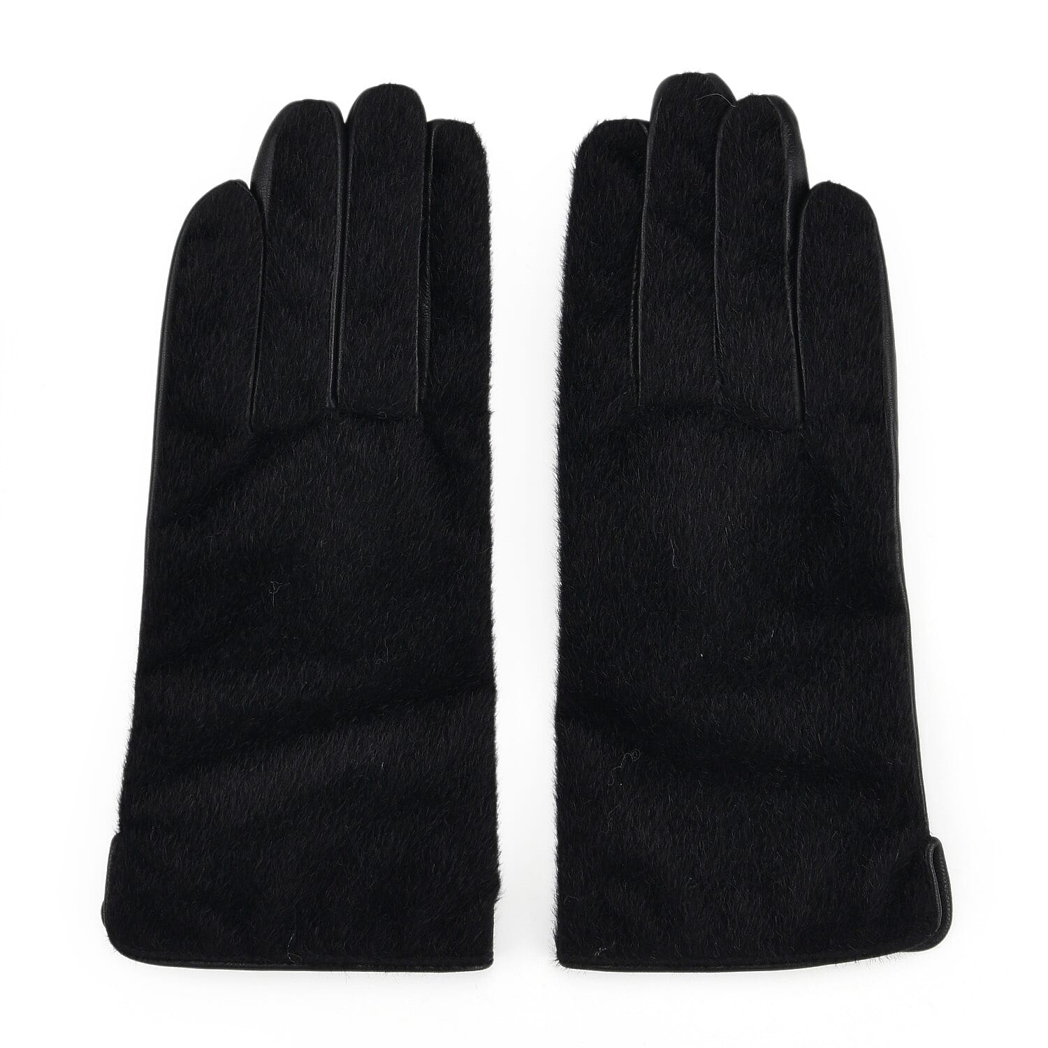 Luxurious Sheepskin Gloves (24 x 9cm) - Black