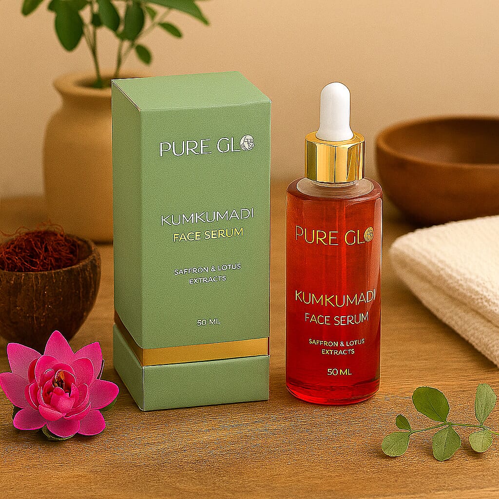 " Pure Glo Kumkumadi Facial Serum 50 ml-     1.69 oz"
