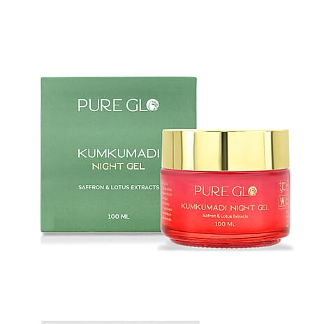 "Pure Glo kumkumadi night gel 100ml-  3.38 oz"