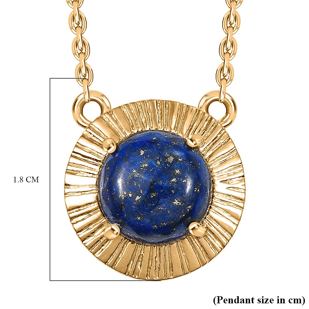 Natural Lapis Lazuli Necklace (Size - 20) with Lobster Clasp 4.95 Ct. Natural Lapis Lazuli Necklace (Size - 20) with Lobster Clasp 4.95 Ct.