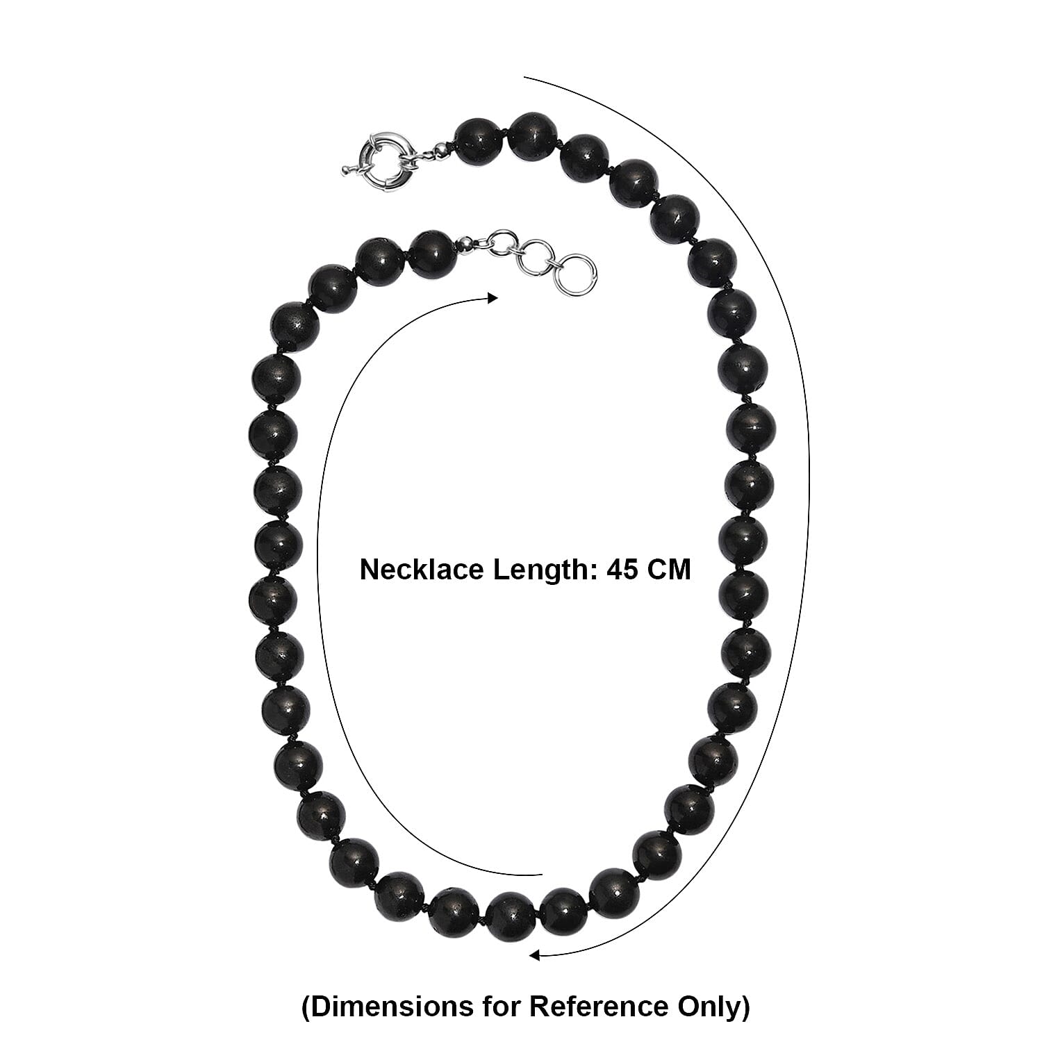 EverTrue - Shungite Necklace (Size - 20-1 Ext) 400.00 Ct.