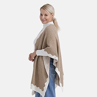 https://tjcuk.sirv.com/Products/82/0/8207531/Styled-By-Acrylic-Solid-Poncho-Size-One-Size-Khaki-Khaki_8207531_3.jpg?w=342&h=342