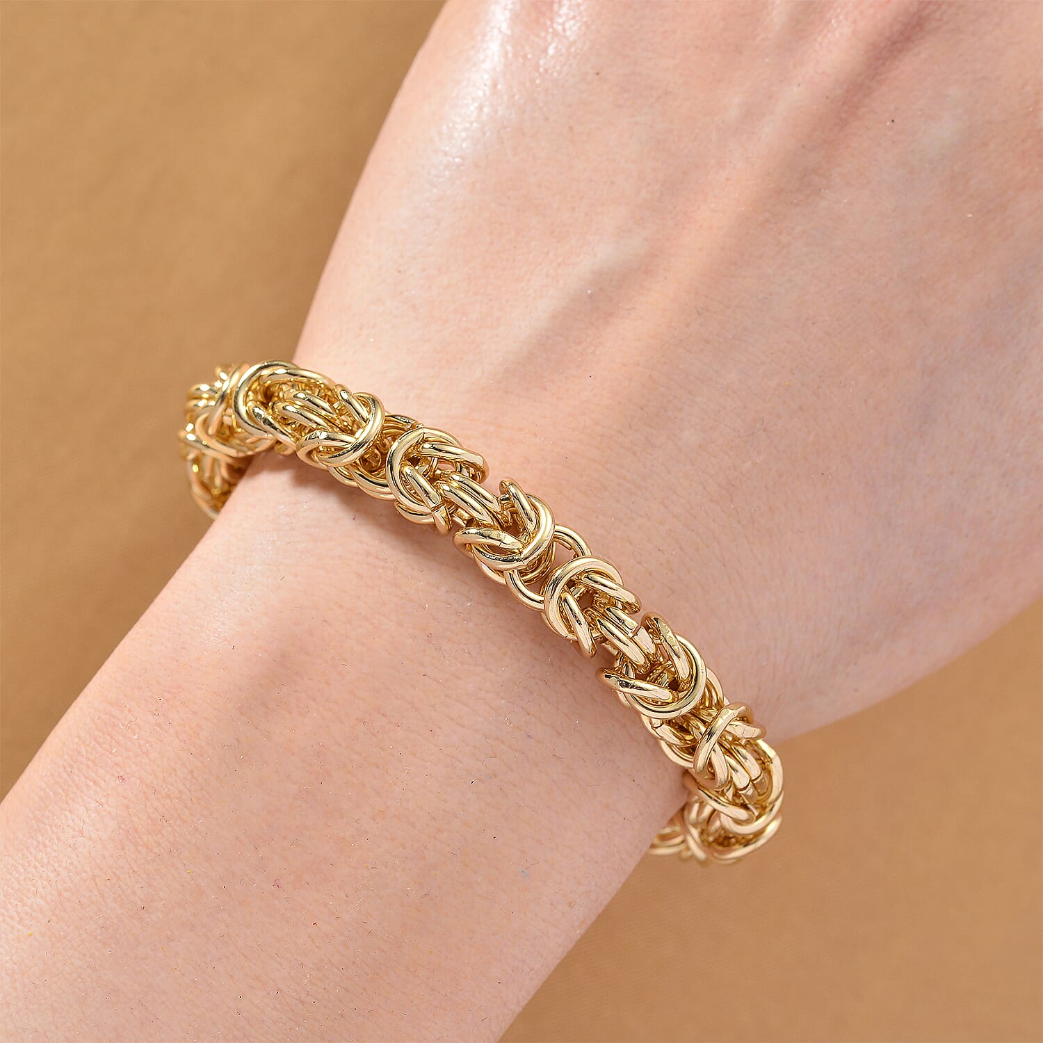 Biggest Deal of 2025- Byzantine Bracelet (Size - 7.5 - 1.5 Ext) with Lobster Clasp