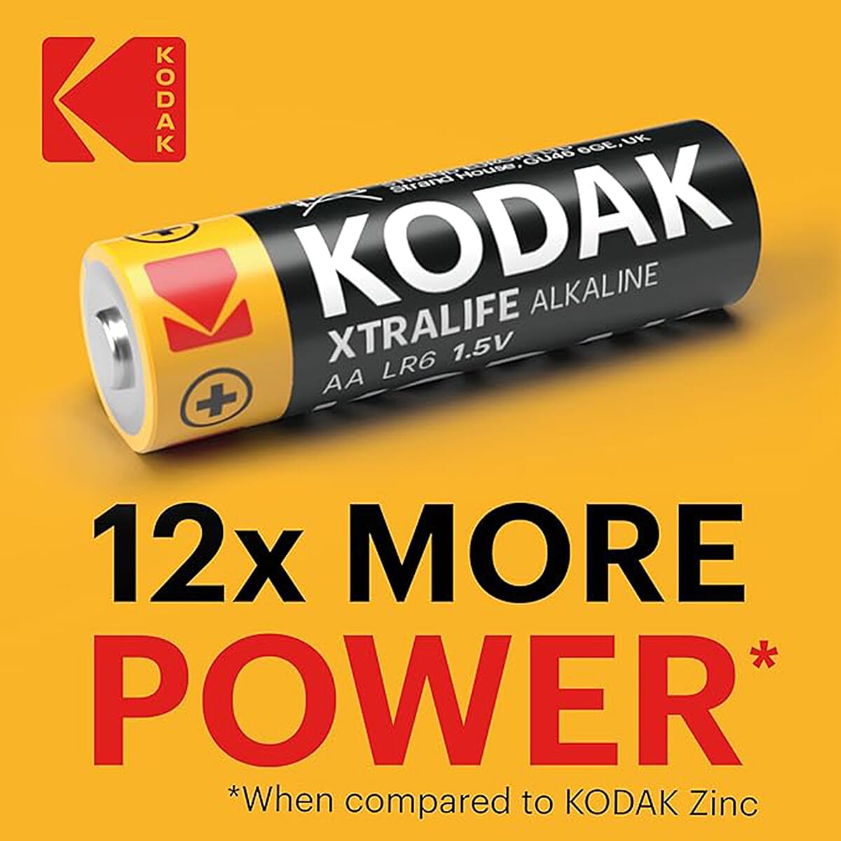 Kodak Xtralife Alkaline Batteries - Pack of 36 (24xAA, 12xAAA) Expiry Date- 01-2034