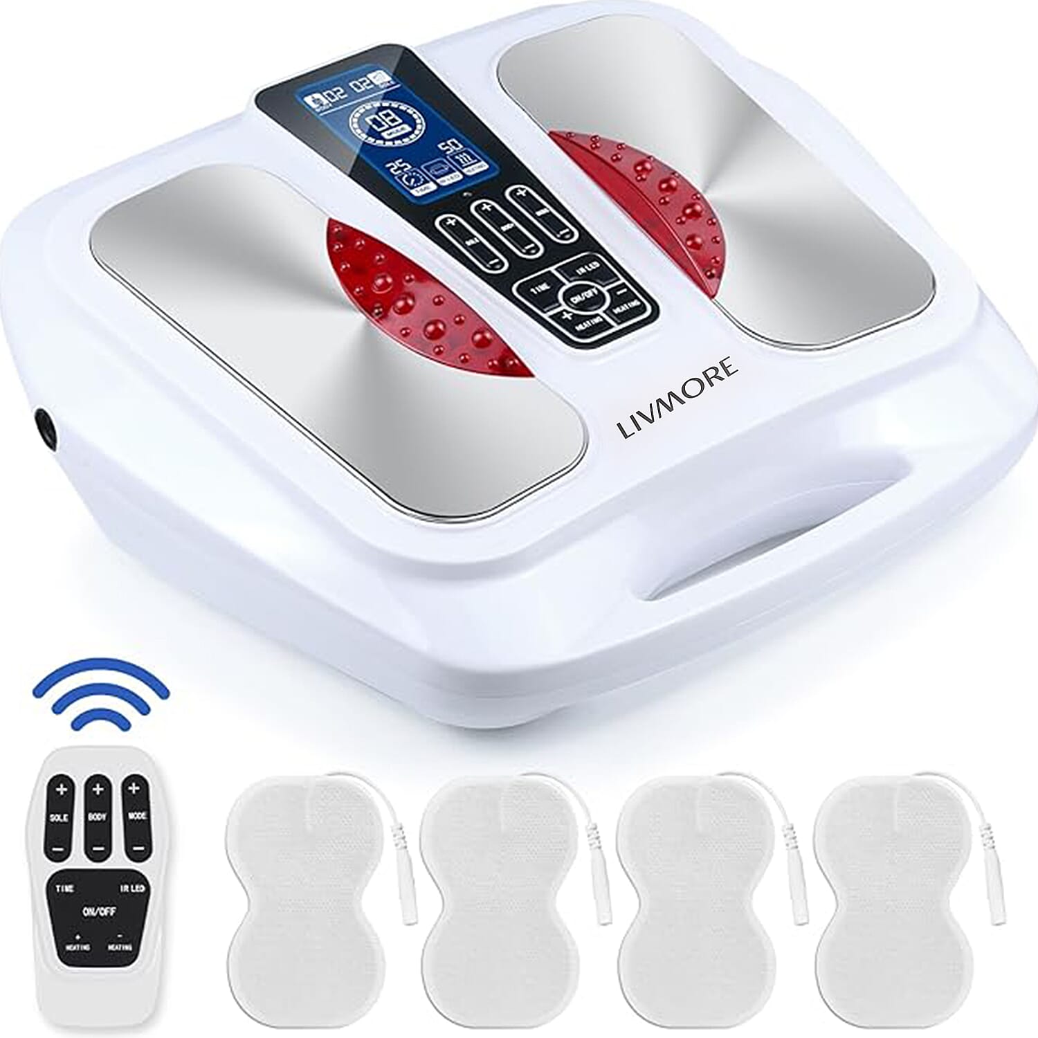 LIVMORE EMS Heating Foot Care Massager