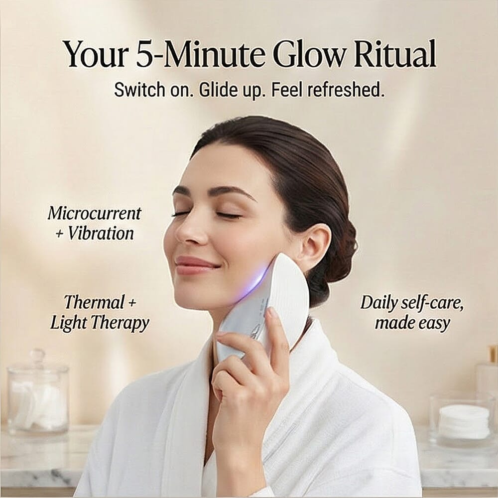 Beautech Facial Lifting Device - Microcurrent, Vibration, Thermal & Light Therapy