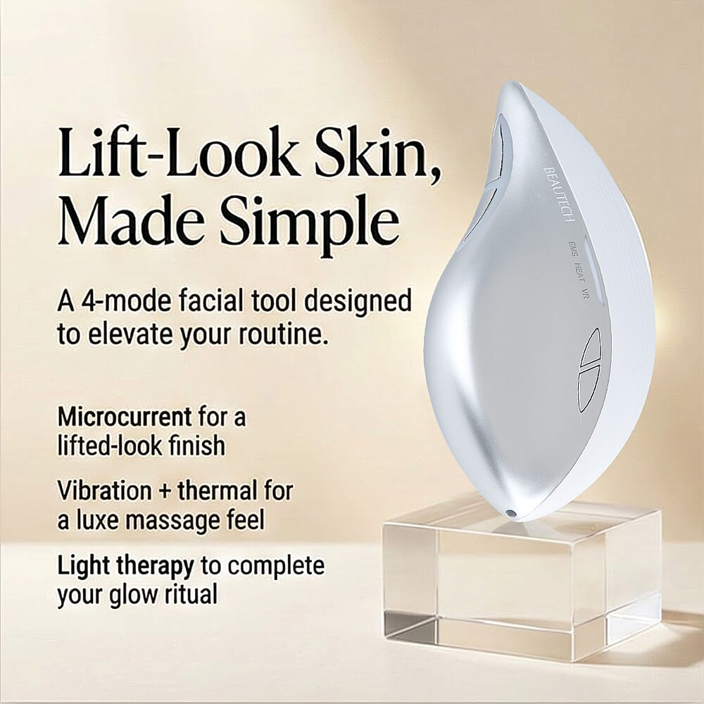 Beautech Facial Lifting Device - Microcurrent, Vibration, Thermal & Light Therapy
