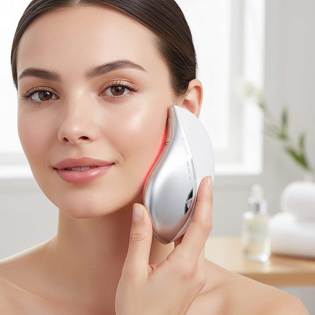 Beautech Facial Lifting Device - Microcurrent, Vibration, Thermal & Light Therapy