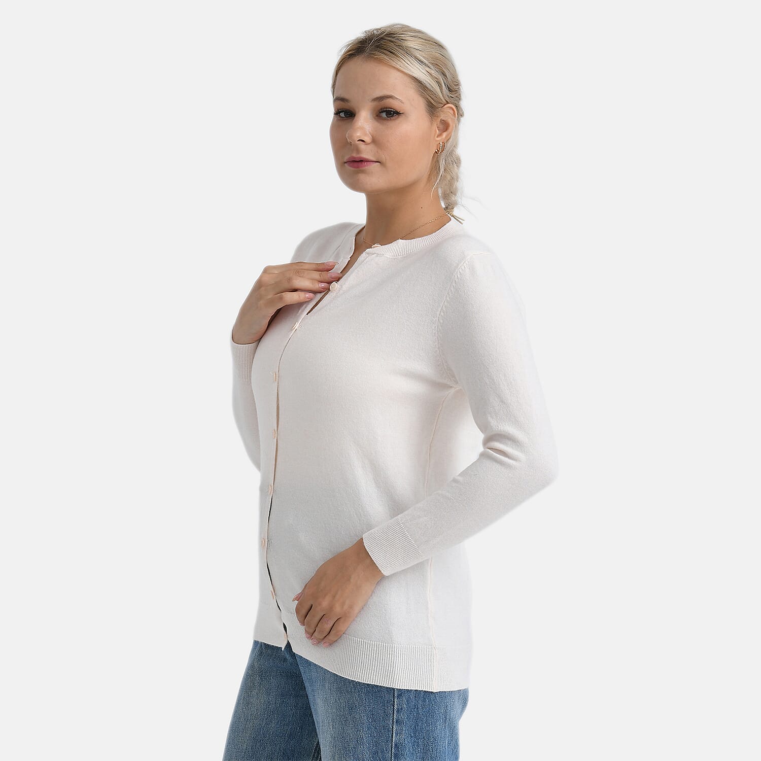 & Maisi Solid Cardigan 