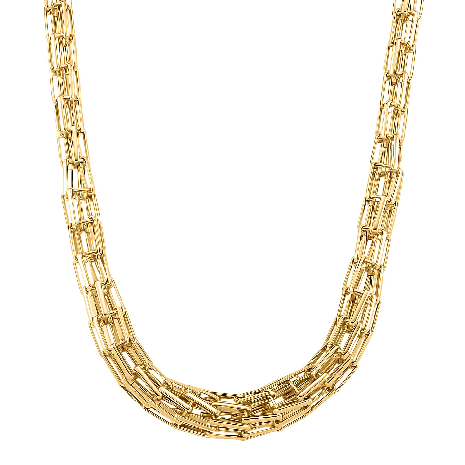 Necklace (Size - 18 - 3 Ext) in Yellow Gold Plated