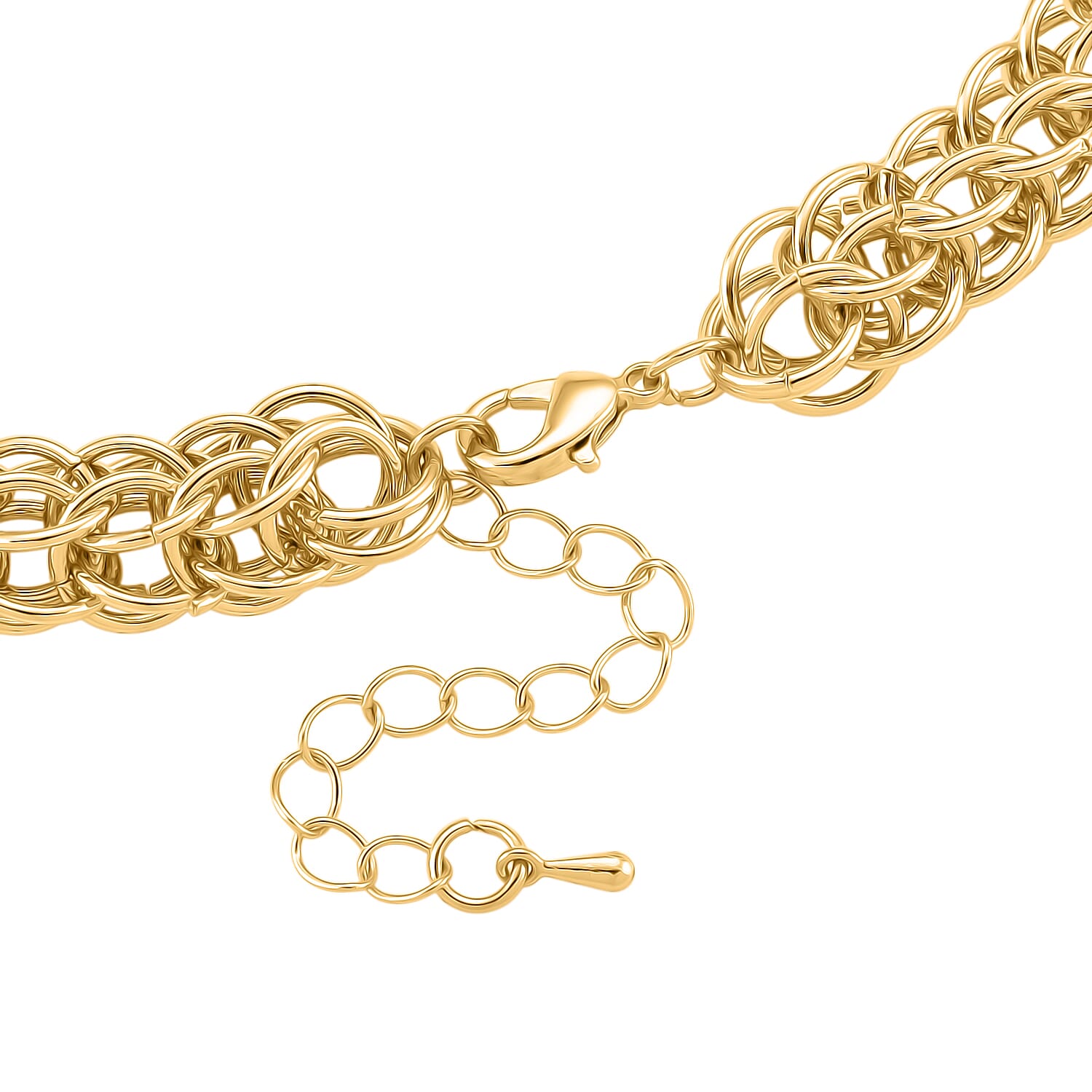 Close out Deal- Designer Inspired Byzantine Necklace (Size - 18 - 3 Ext)