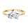18K Yellow Gold Vermeil Overlay Sterling Silver