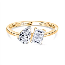 Luxuriant Lab Grown Diamond Ring in Sterling Silver