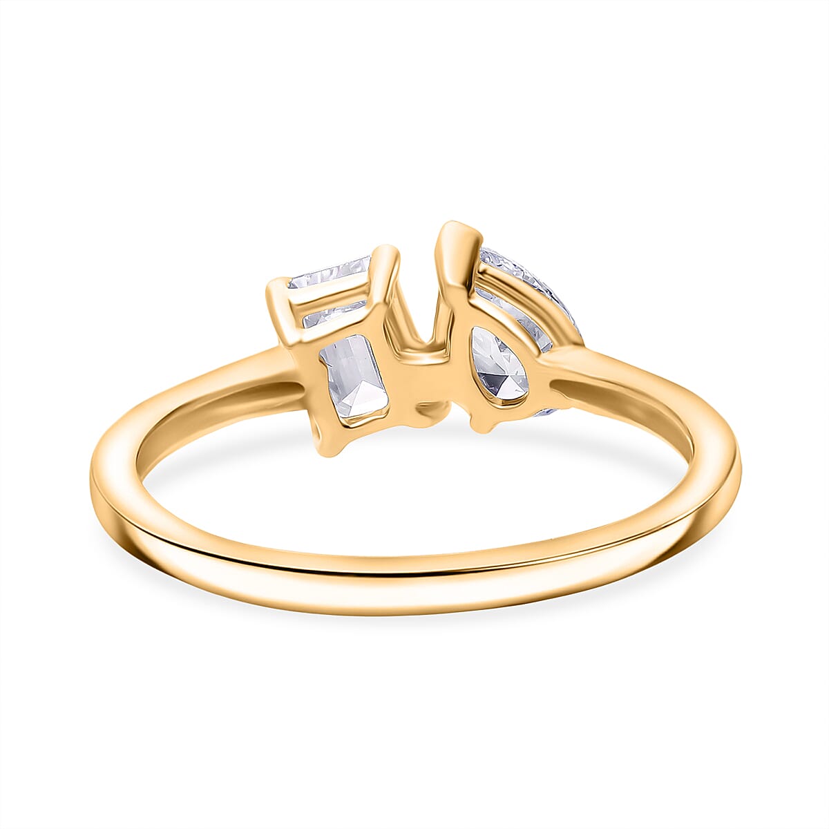 Luxuriant Lab Grown Diamond Ring in Sterling Silver