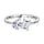 Rhodium Overlay Sterling Silver