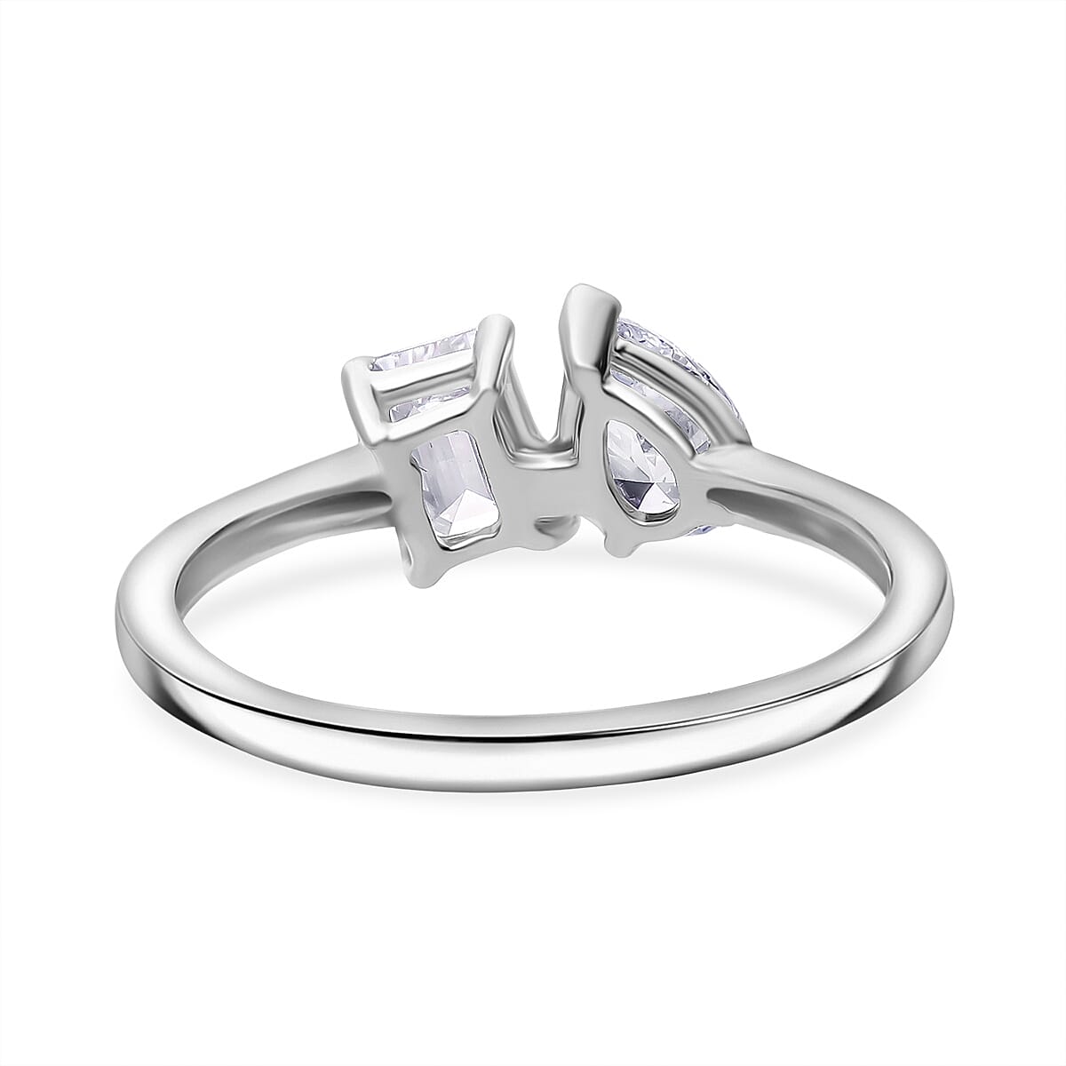 Luxuriant Lab Grown Diamond Ring in Sterling Silver