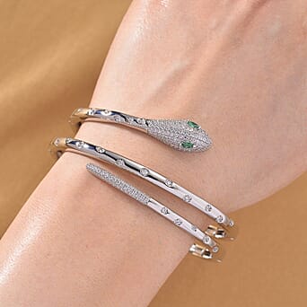 https://tjcuk.sirv.com/Products/82/1/8211505/Green-Cubic-Zirconia-White-Cubic-Zirconia-Bangle-Pure-White-Brass-1-00_8211505_1.jpg?w=342&h=342