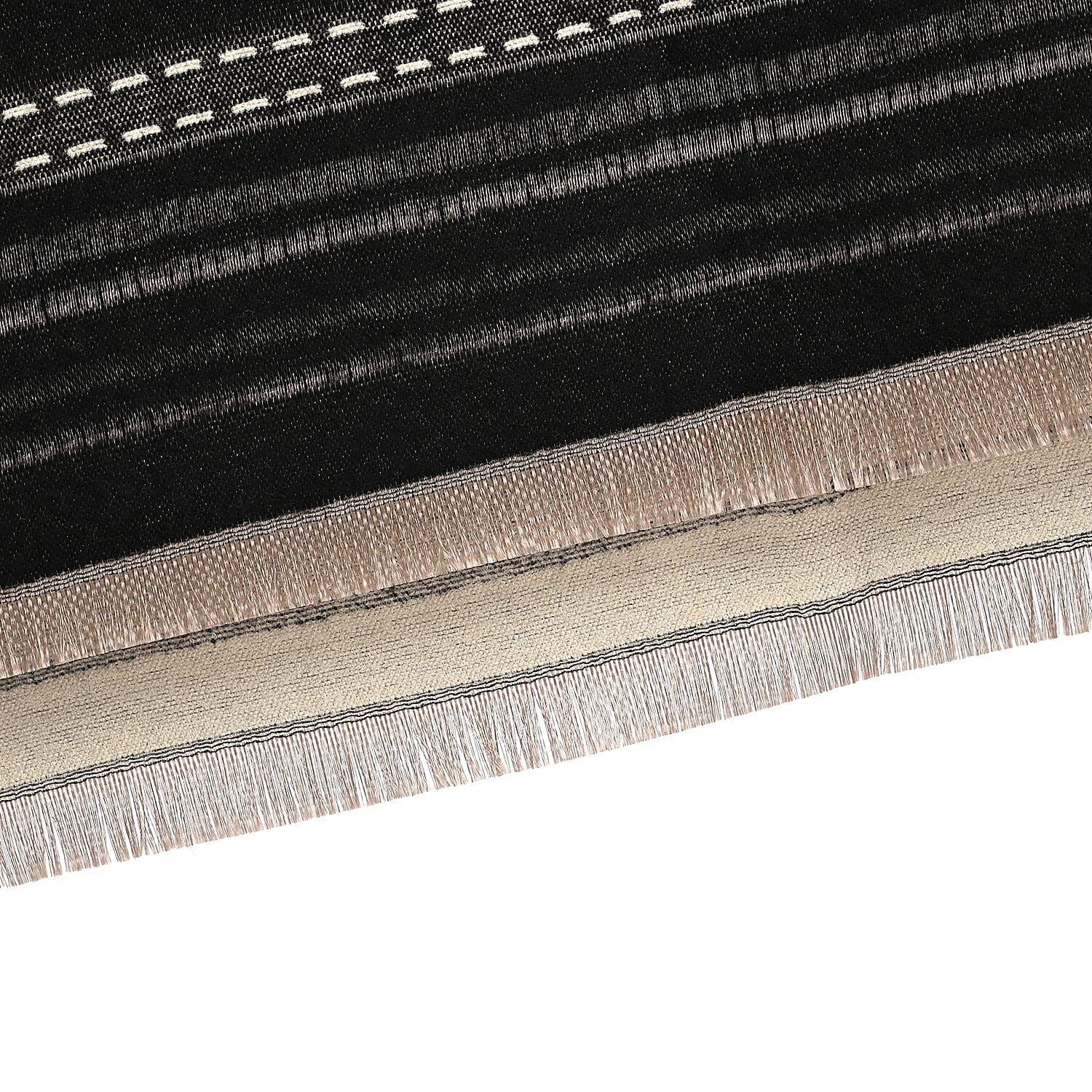 Styled By Horse Print Scarf (64x180cm) - Black, White - Brown