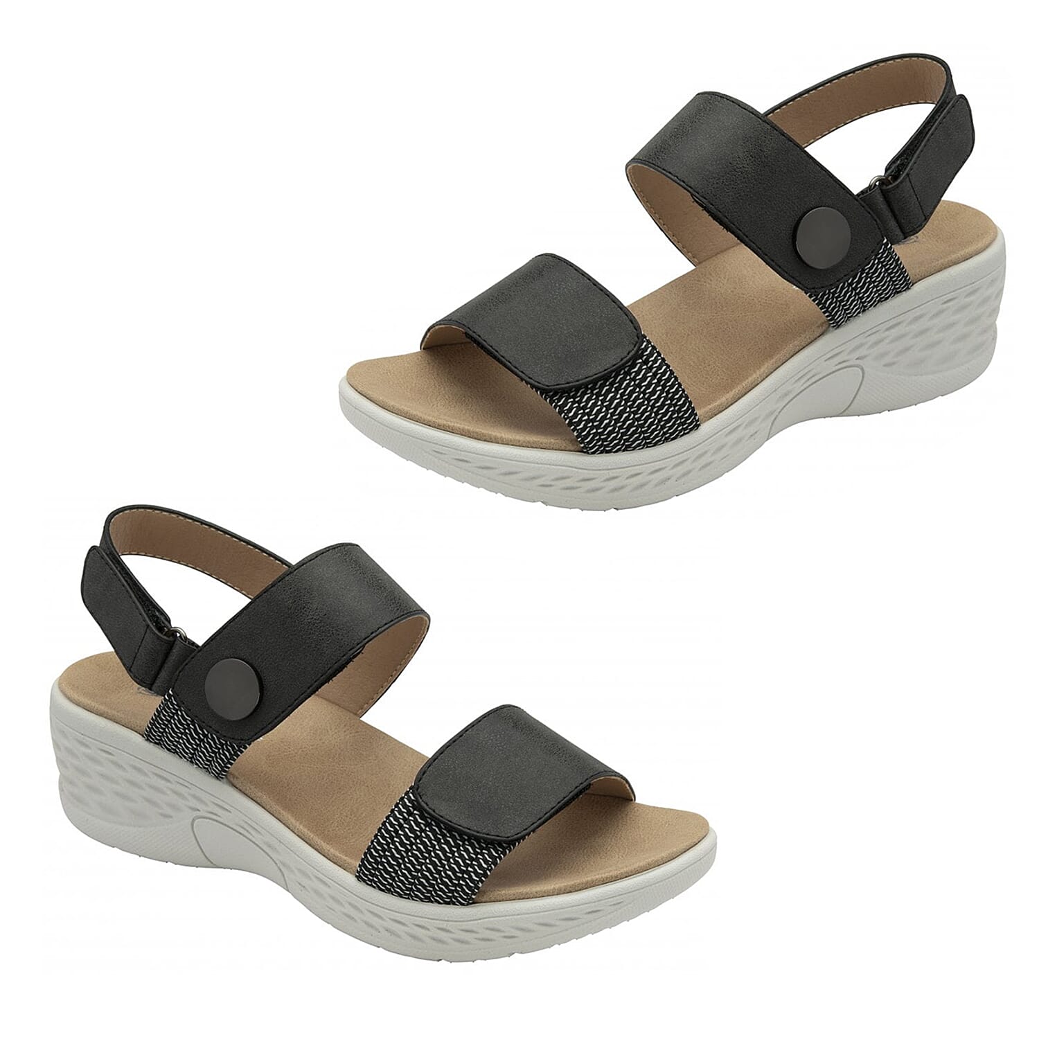 Dunlop Womens Selina Comfortable Slip-On Design Sandals