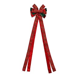 Christmas Ornament (Size - One Size) - Red Green & Gold