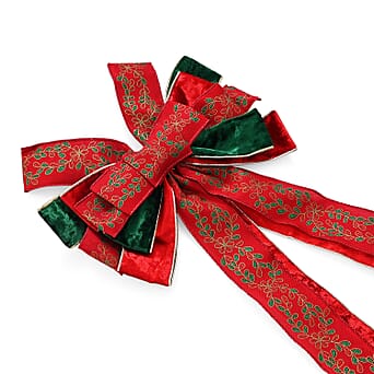 https://tjcuk.sirv.com/Products/82/1/8211950/Christmas-Tree-Top-Bow-135-x-33-cm-Red-Green_8211950_2.jpg?w=342&h=342