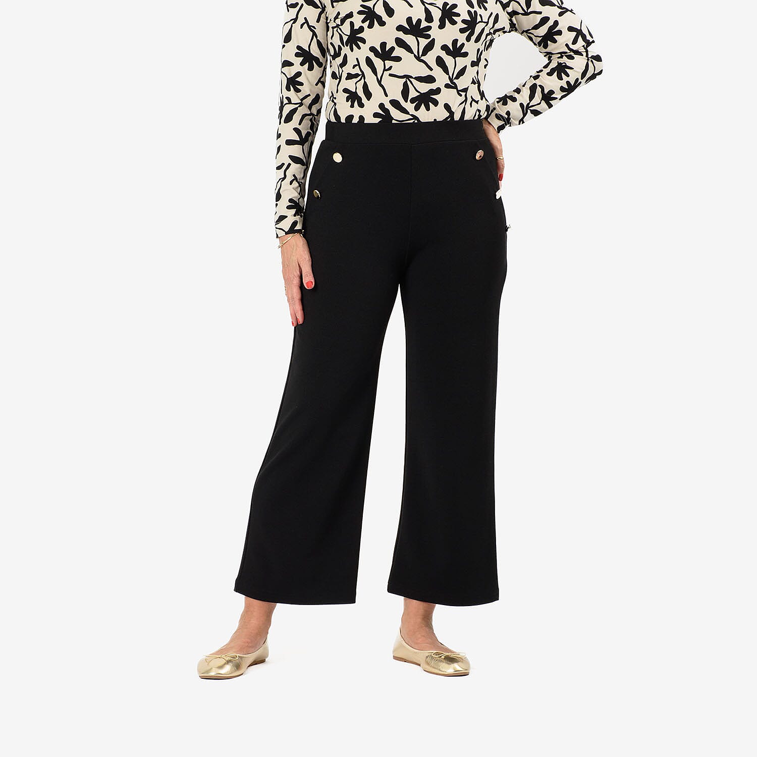 Anamor Gold ButtonTrouser