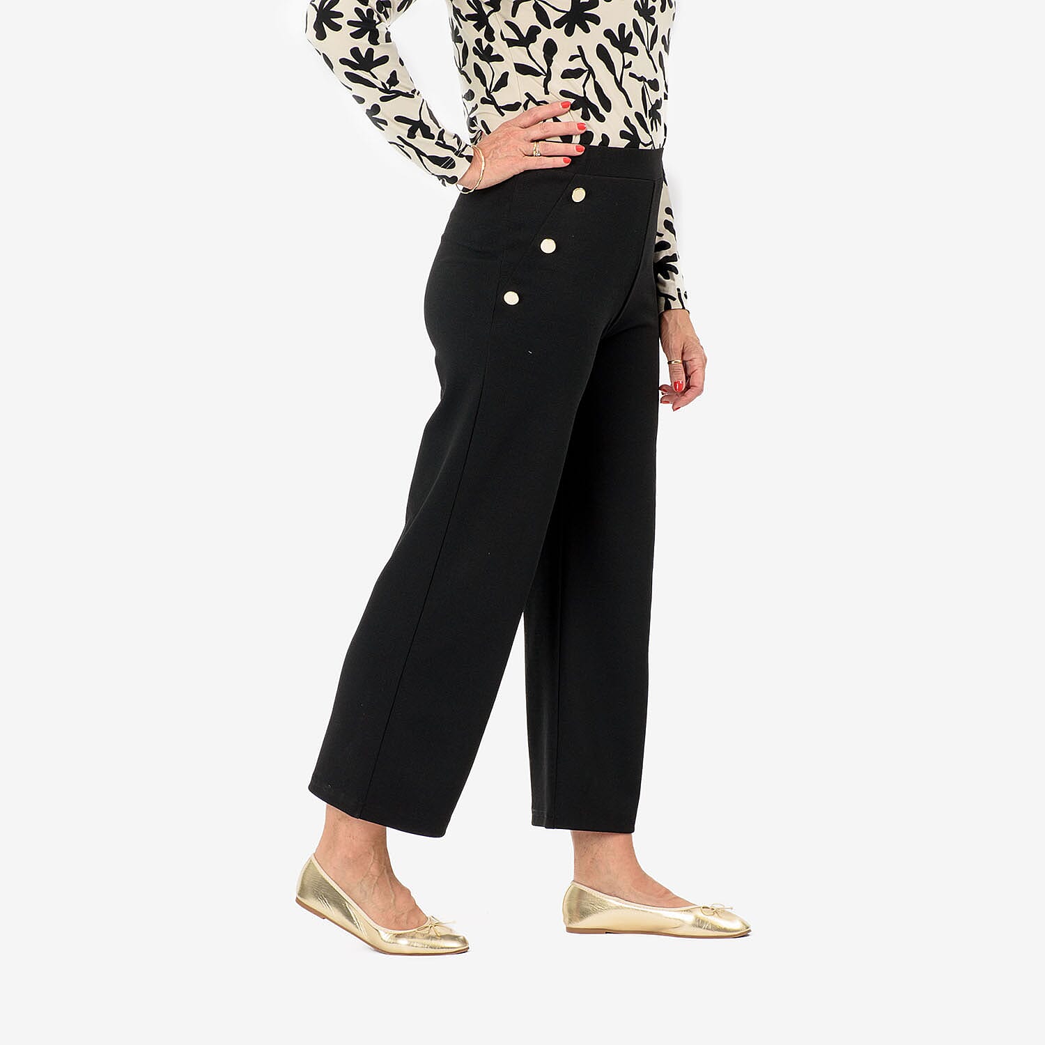 Anamor Gold ButtonTrouser