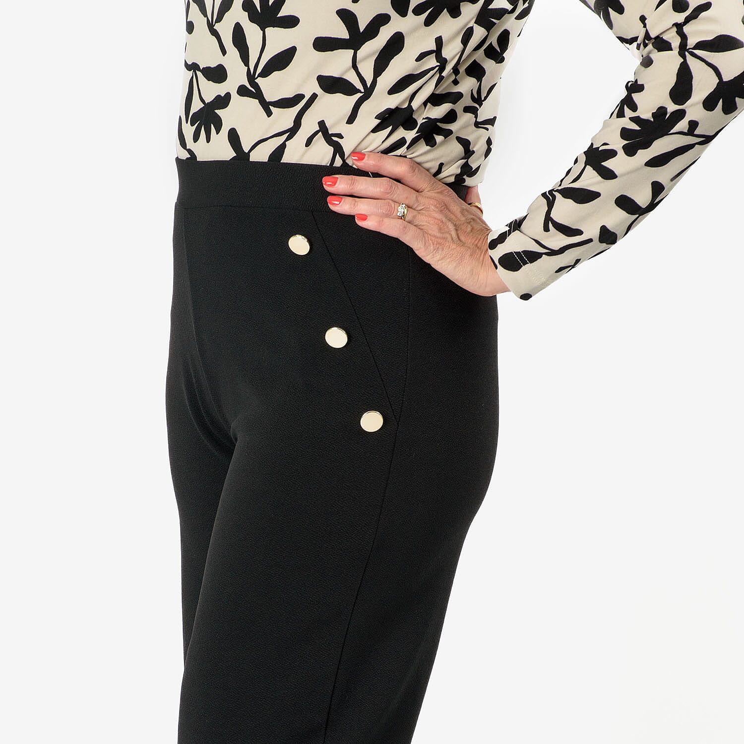 Anamor Gold ButtonTrouser
