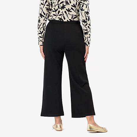 Anamor Knitted Jean and Pant-Trouser (Size - 16) - Black