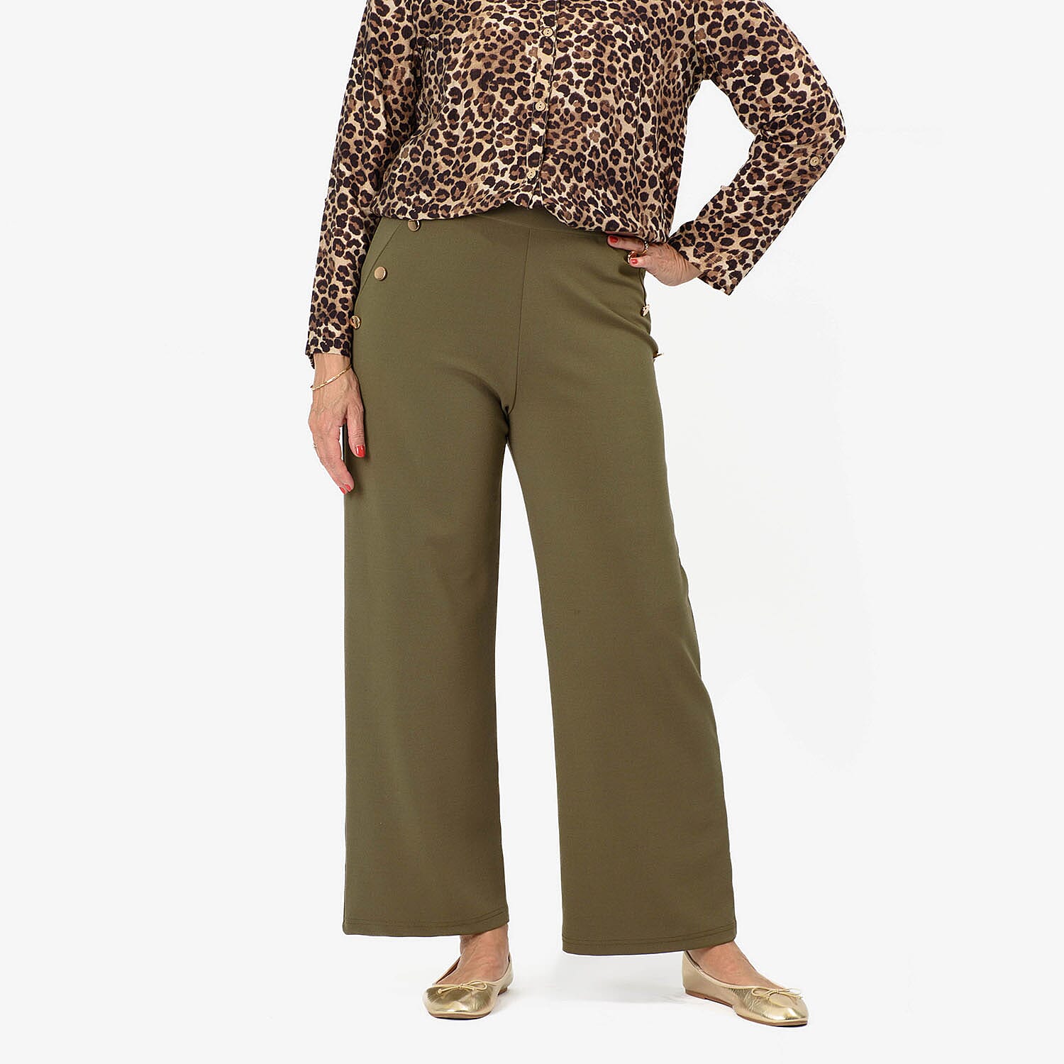 Anamor Gold ButtonTrouser