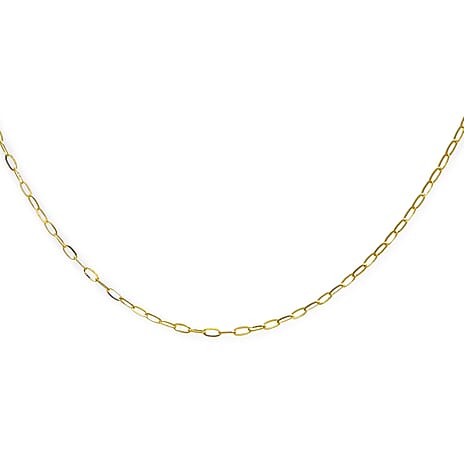Maestro Mega Find Collection - 9K Yellow Gold Paperclip Necklace (Size - 20) with Spring Ring Clasp