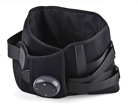 Livmore Rechargeable Waist Massager with Heat and Vibration Therapy - Black