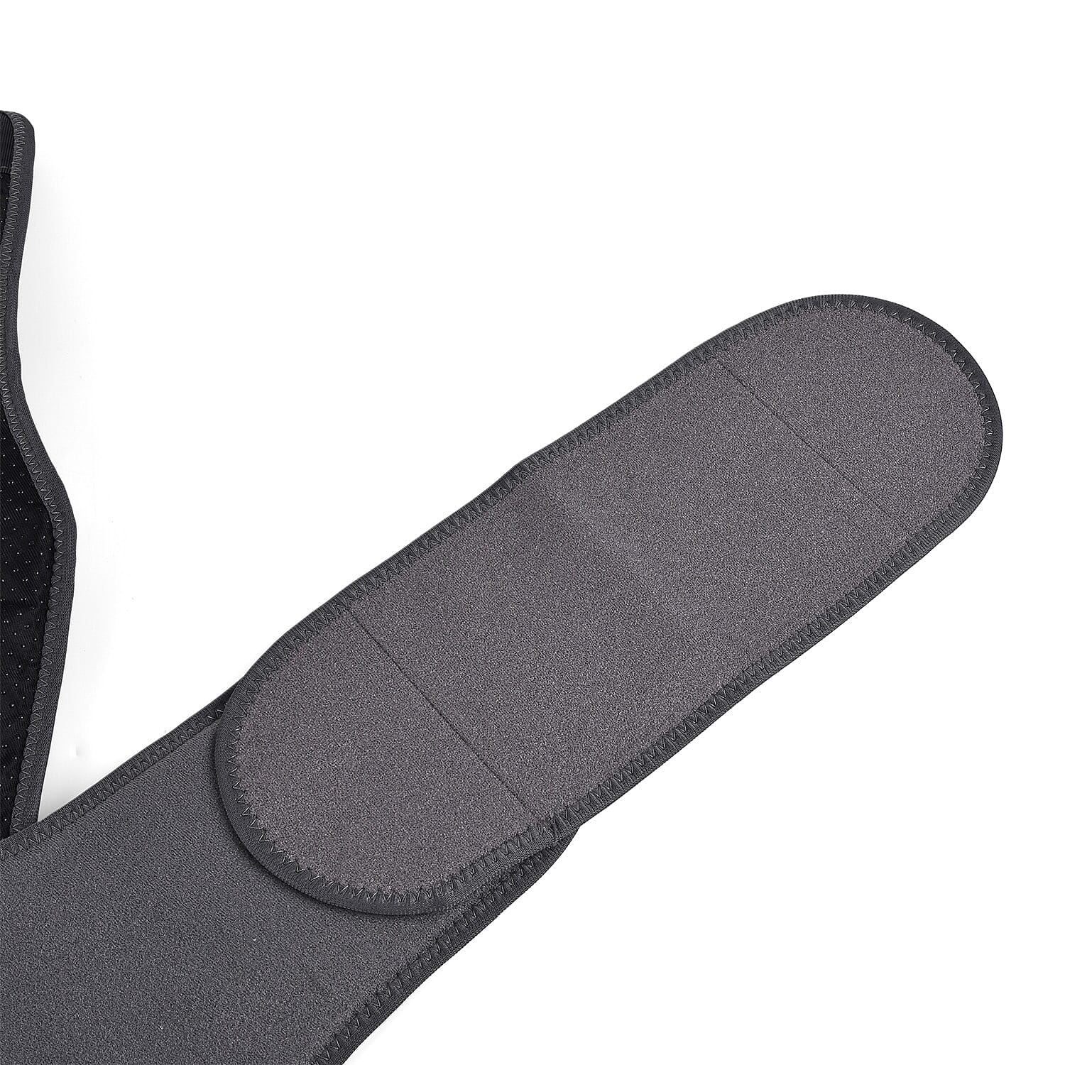 Livmore Rechargeable Hot Compress Portable Massager Belt with Heat and Vibration Therapy - Gray