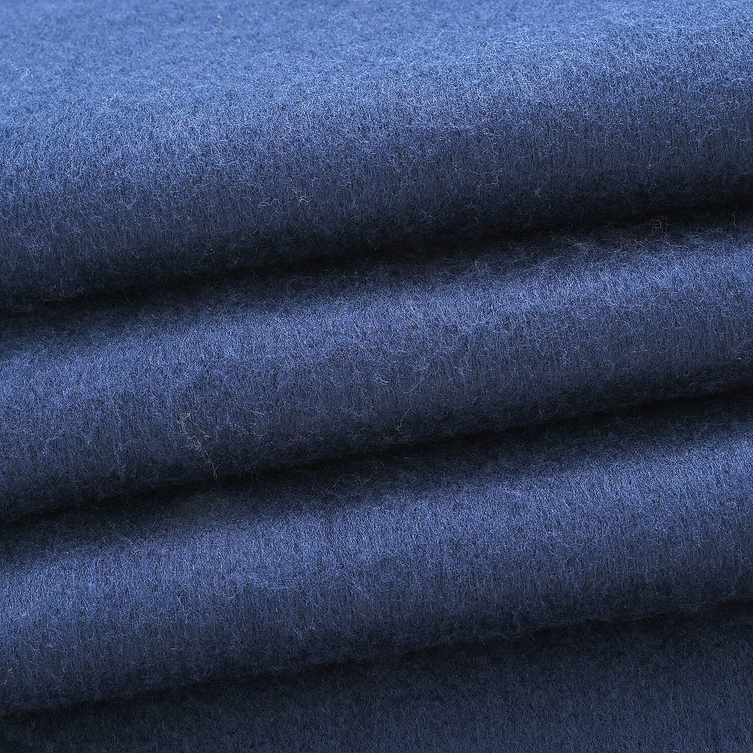 Soft Touch Large Tassle Scarf (190 x 40 cm) - Navy